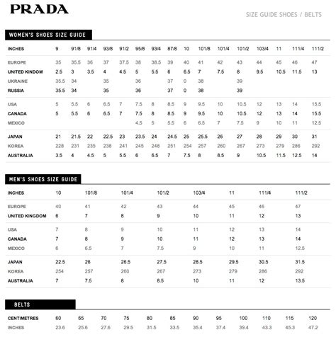 prada size chart jacket|prada clothing size chart.